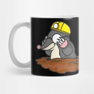 Mole Gardener Animal Funny Garden Gift Cool Mug